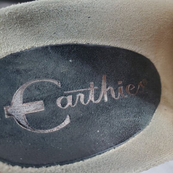 Earthies Shoes Womens Size 7.5 Black Leather Bonaire Too Booties - Picture 8 of 10